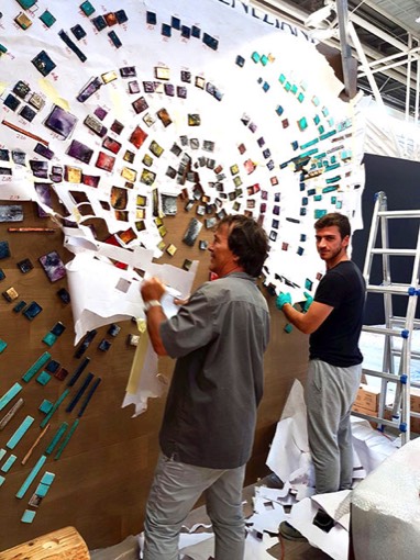 Bruno Rosa at work CERSAIE 2017